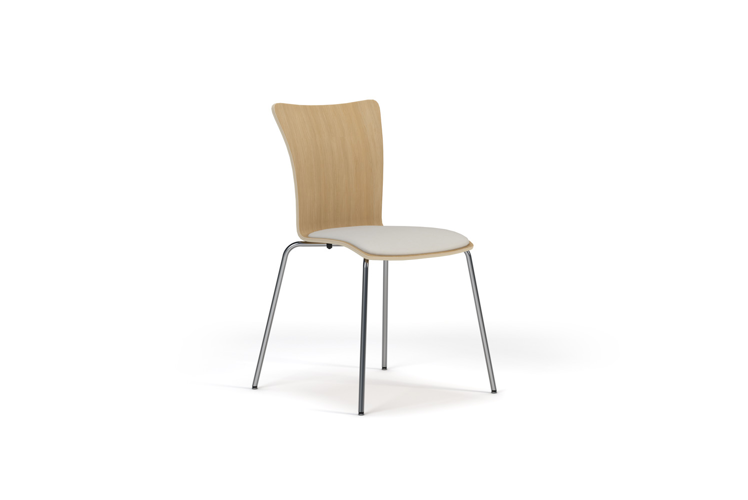 Benton 4 leg chair with Upholstered Seat Insert 