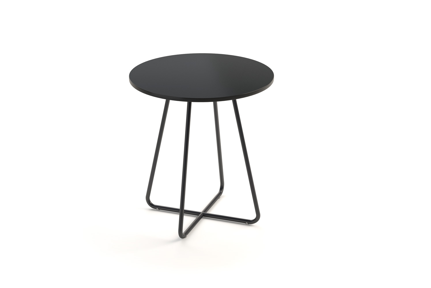 Marlo Occasional Table, Almost Square Top, All Black