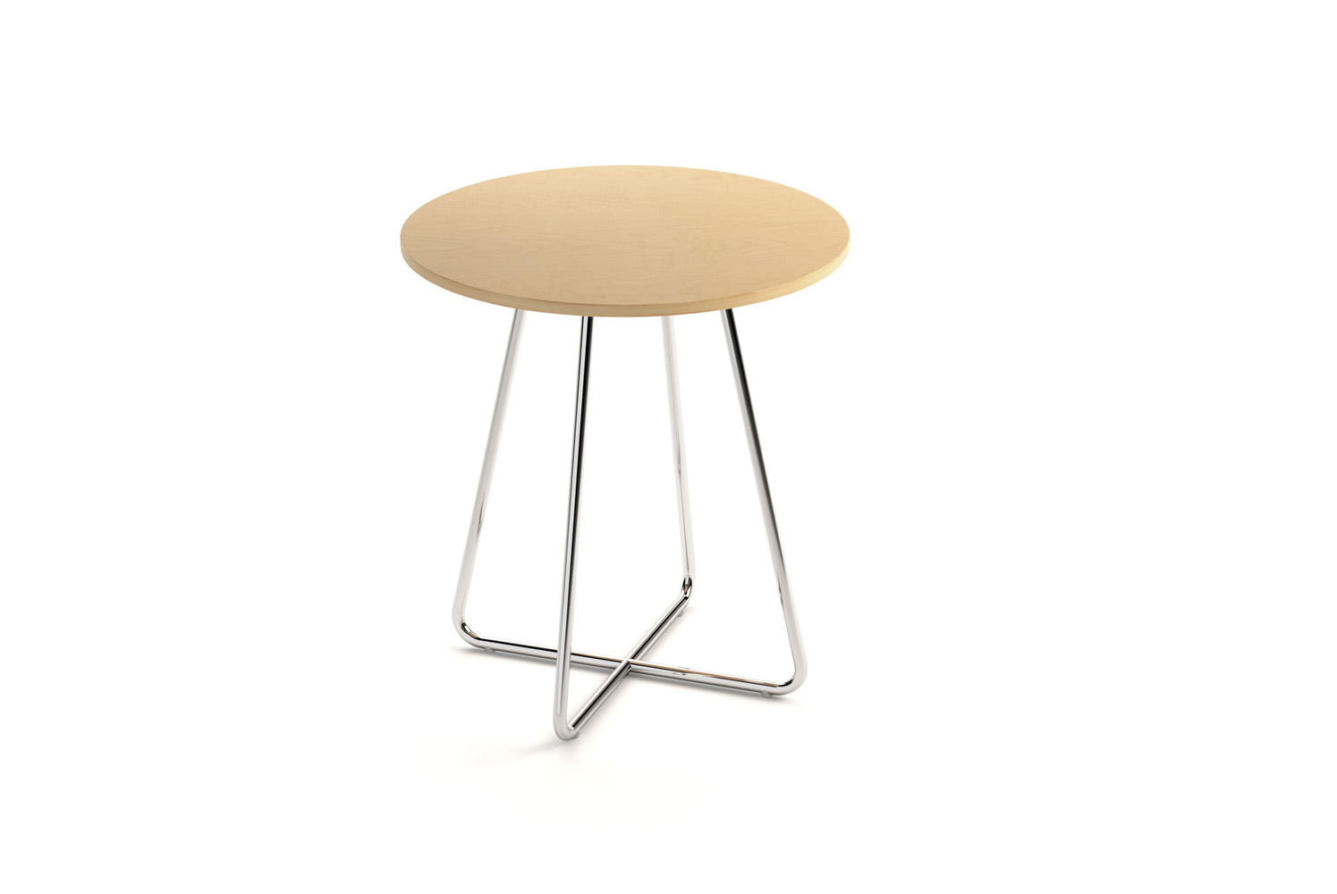 Marlo Occasional Table, 18 Diameter Top, Maple