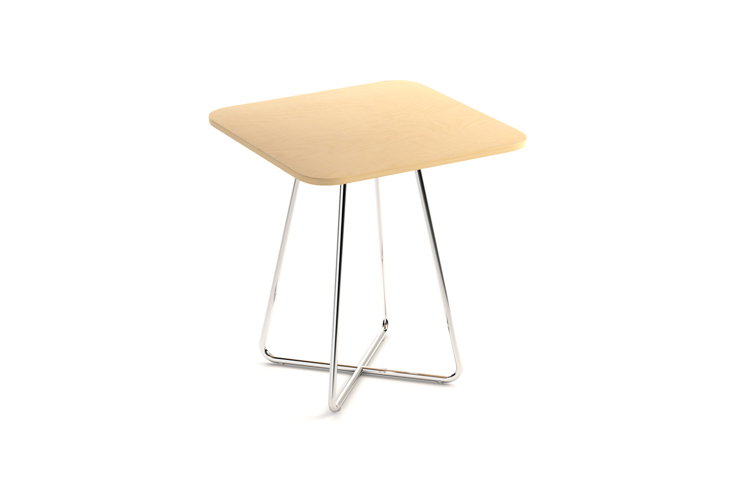 Marlo Tall Occasional Table, 18 Square Top, 3MM, Maple
