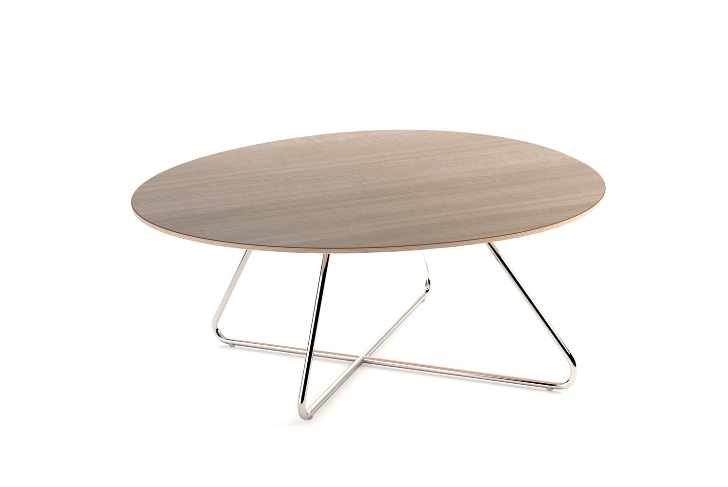 Marlo Occasional Table, Egg Shape top, Multiply
