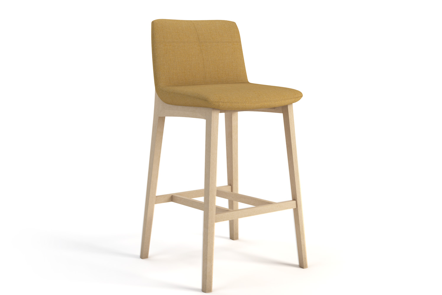 Addy Wood Base Barstool