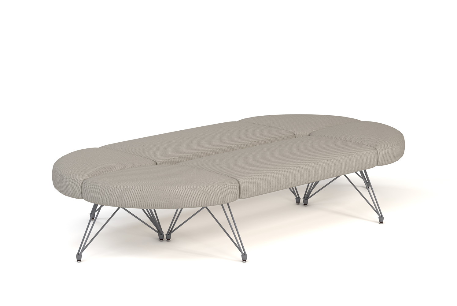 Brody Backless Oval Configuration