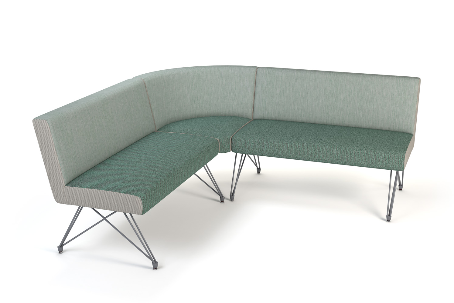 Brody Modular Mid Back Configuration with Corner