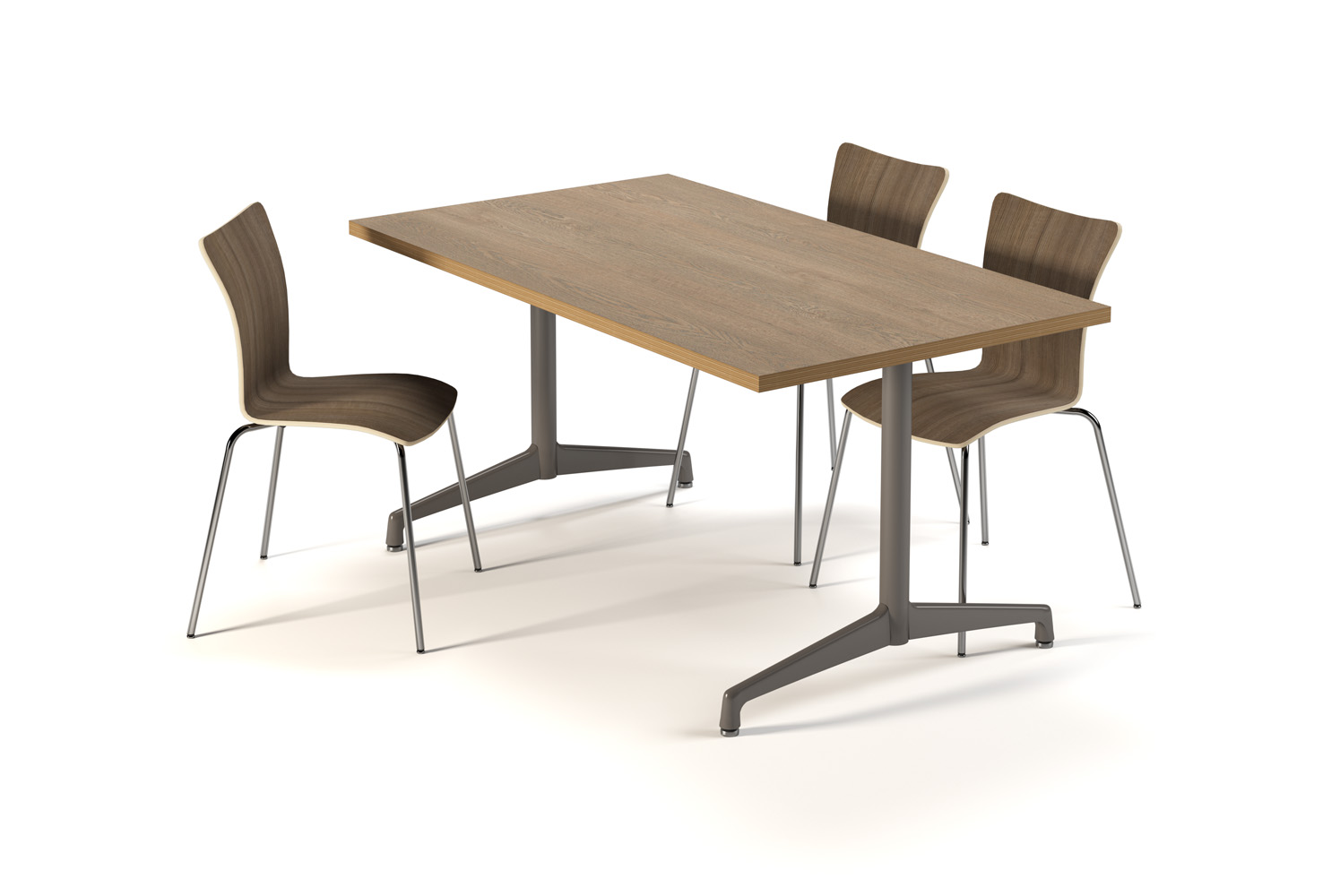 Dakota Training Table with Benton Chairs