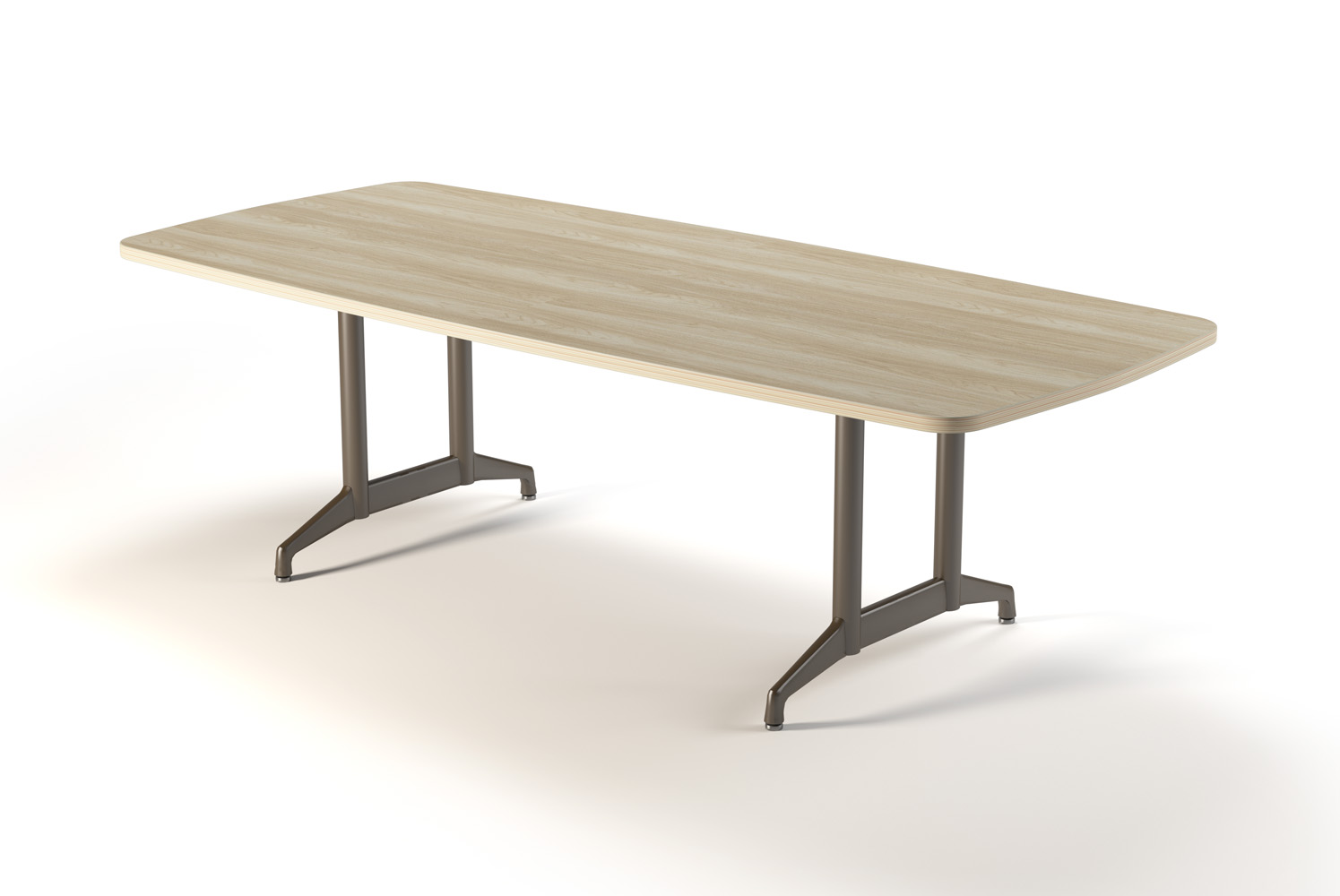 Dakota Almost Rectangle T-Base Conference Table