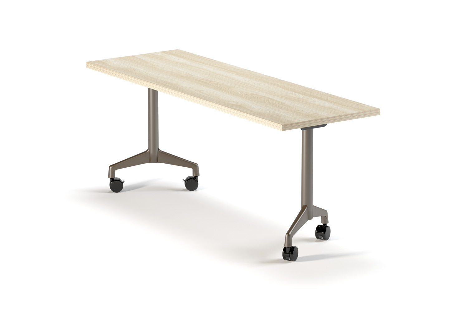 Dakota 24x60 Training Table with Inline Casters