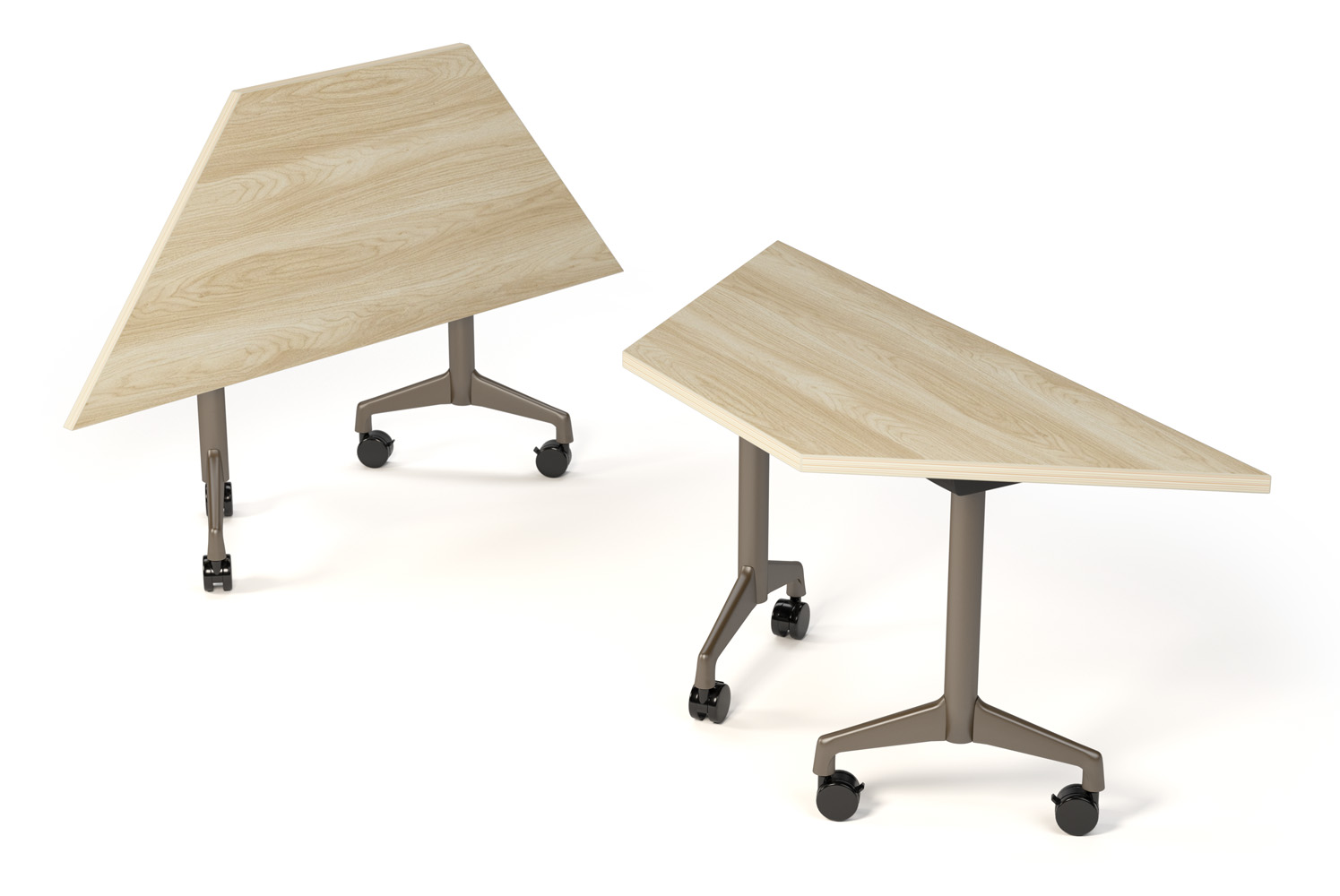  Two Dakota Flip Top Trap Casters Training Table