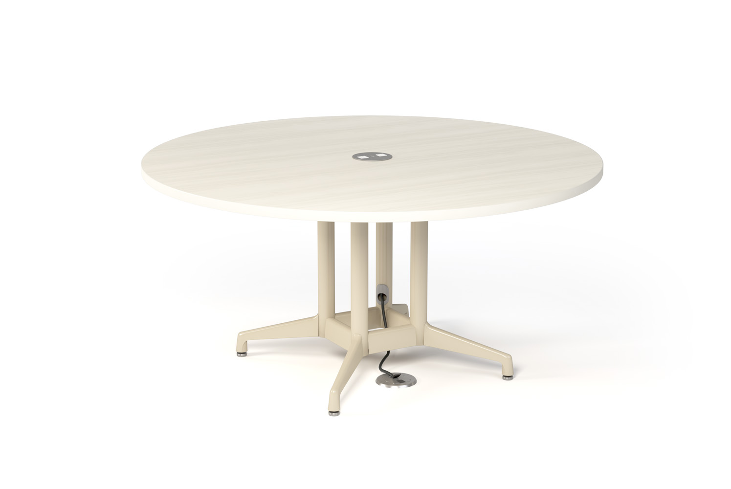 Dakota 4 Column Conference Table with Power Data