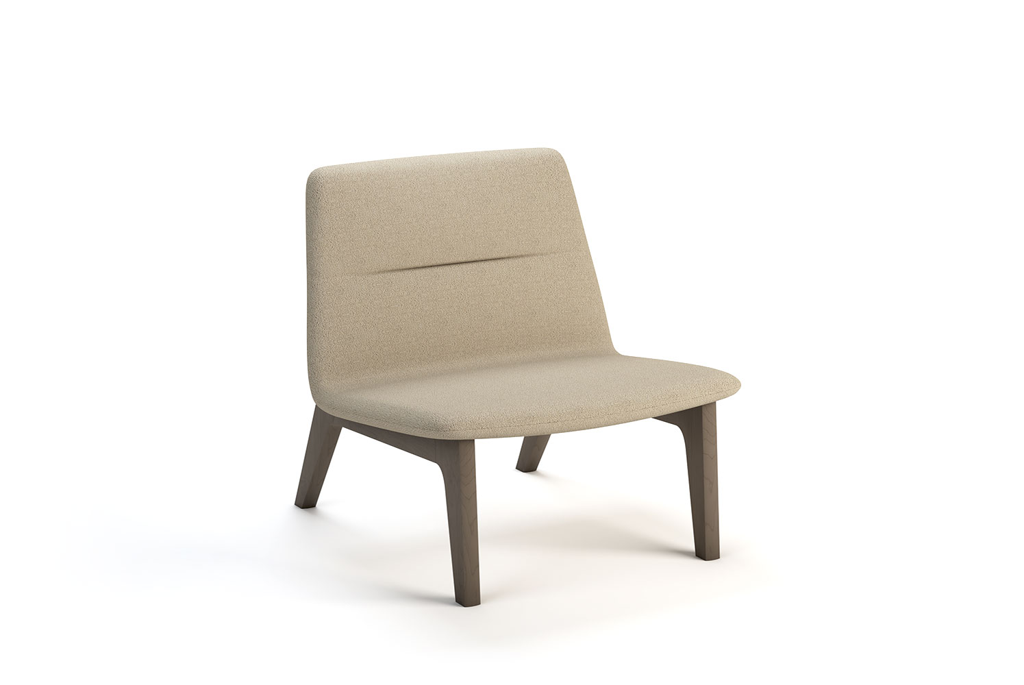 Darby High Back, Wood Base