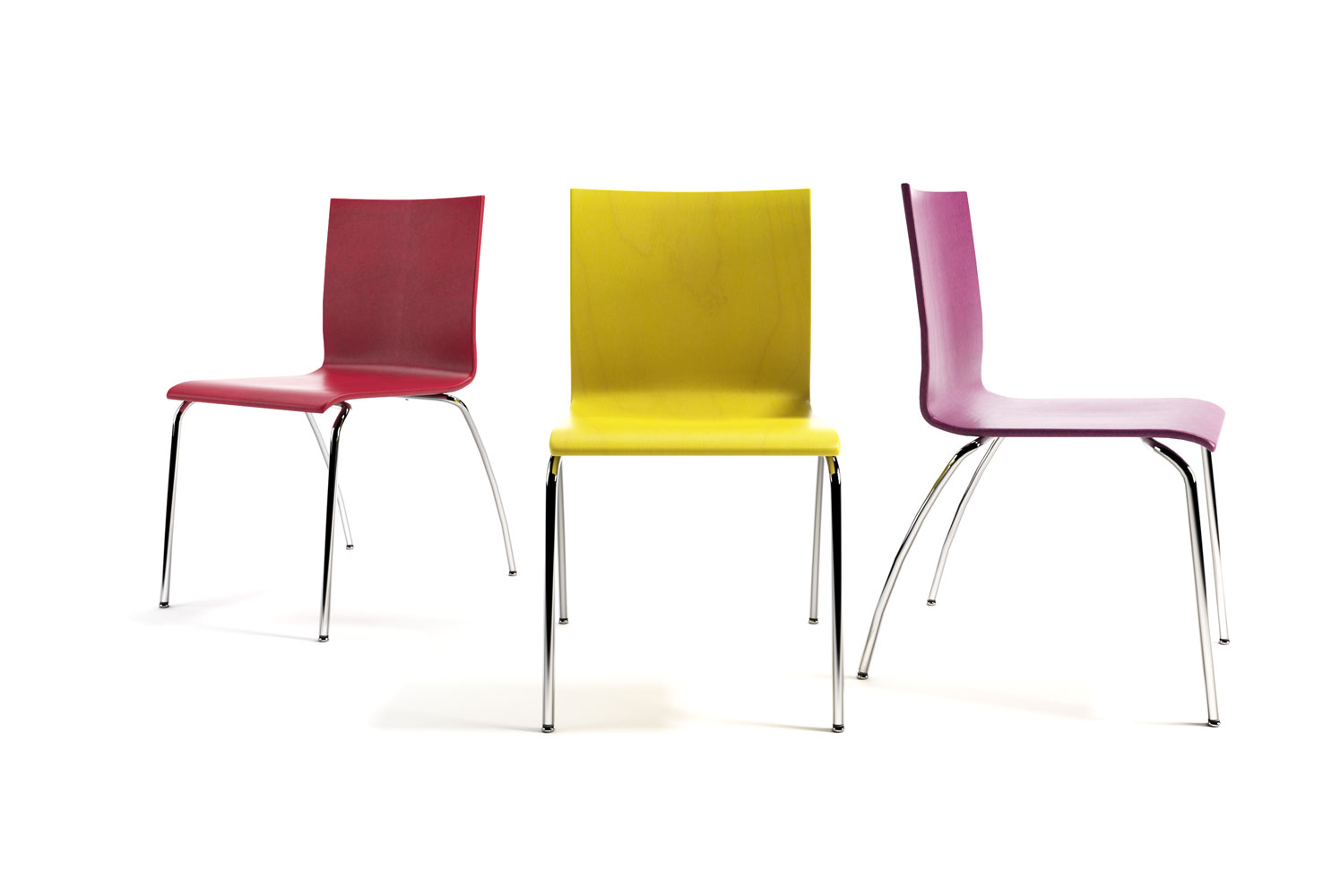 Dekko 4 Leg Chair, 3 Color