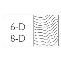 Edge 6-D and 8-D, Flat Wood Edge