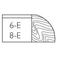 Edge 6-E and 8-E, Waterfall Wood Edge