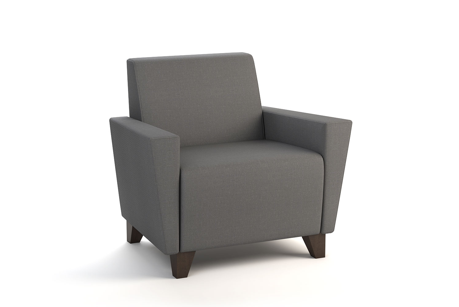 Flair Single seat Lounge with Wood Legs