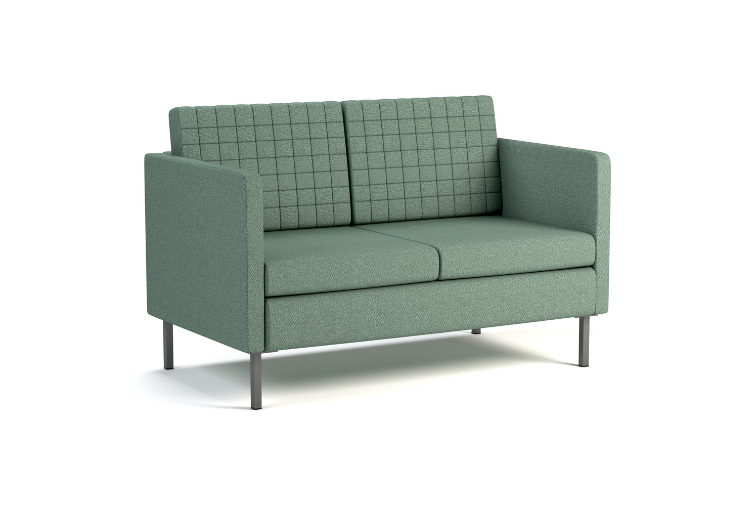 Franky Slim Two seat Lounge, Metal Legs