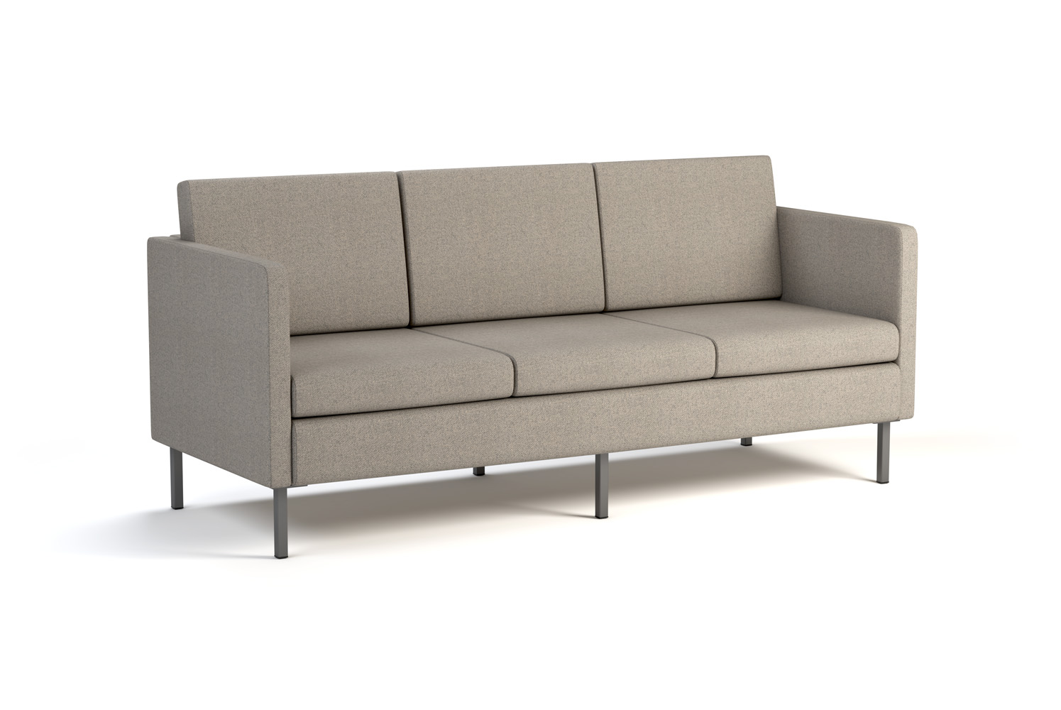 Franky Slim Three seat Lounge, Metal Legs