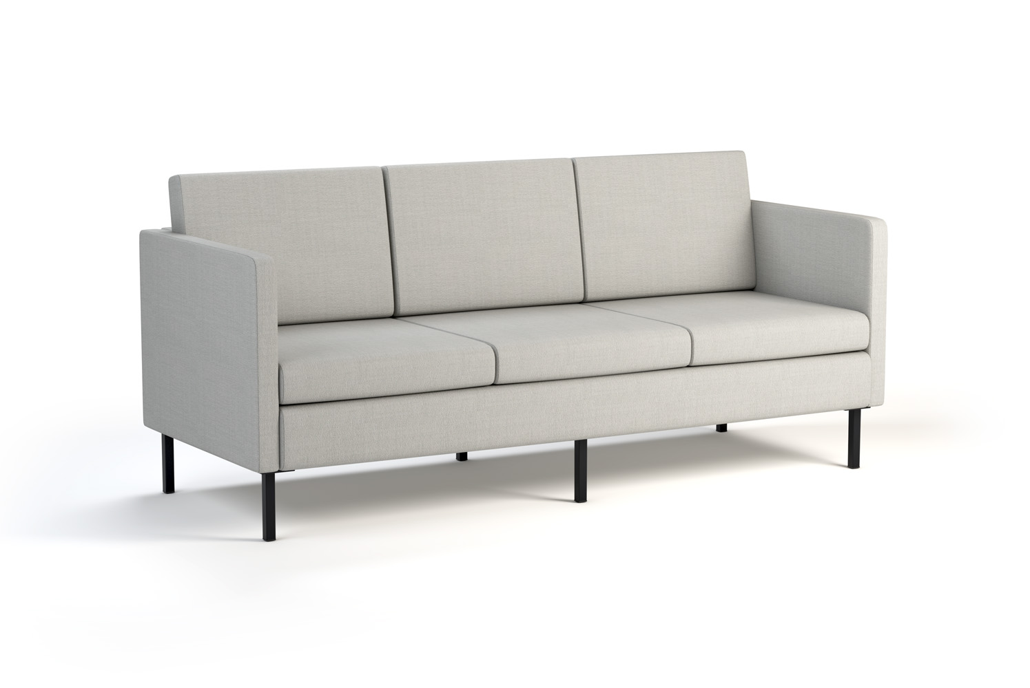 Franky Slim Three seat Lounge, Metal Legs