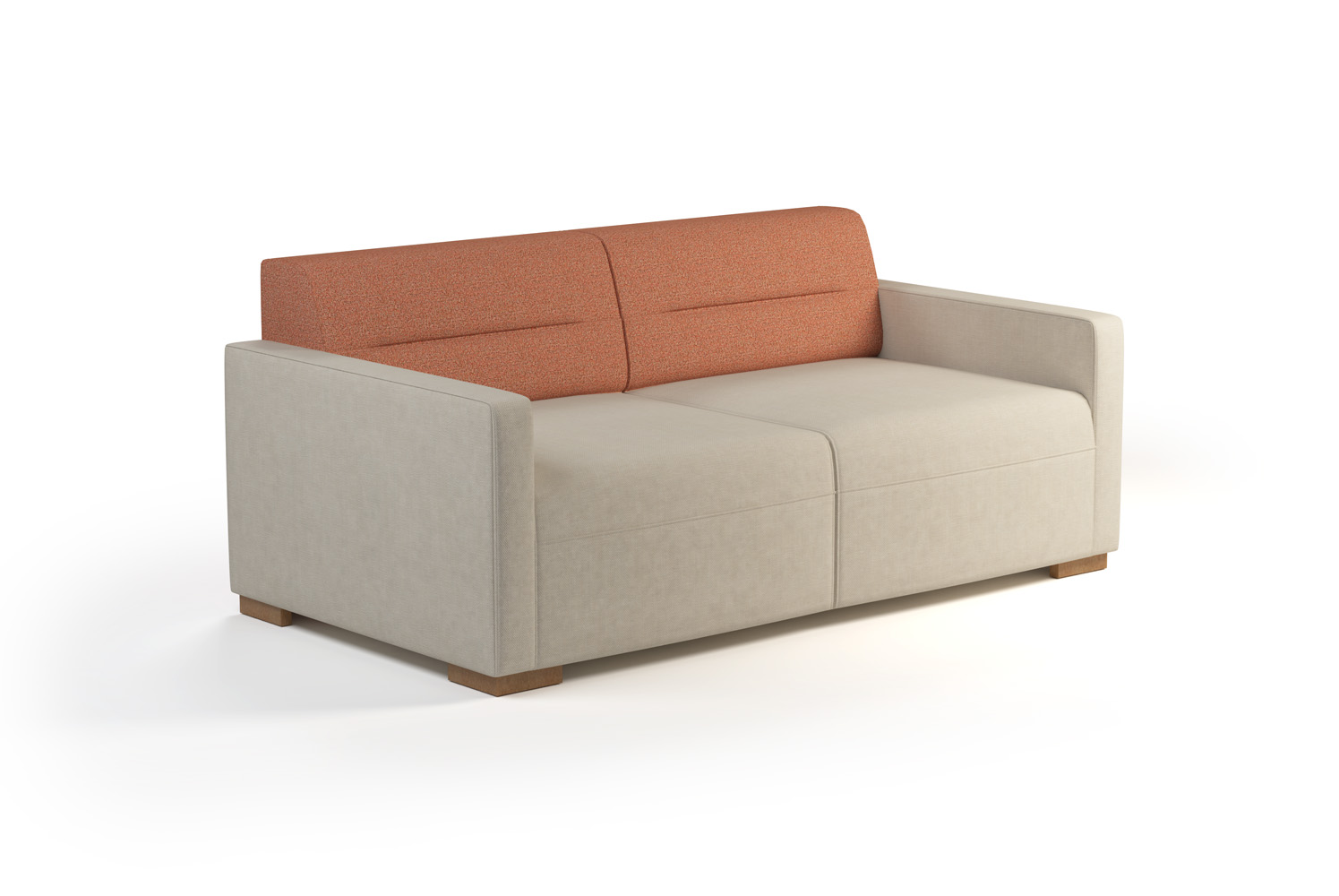 Hazel Two Seat Lounge with Slim Arms
