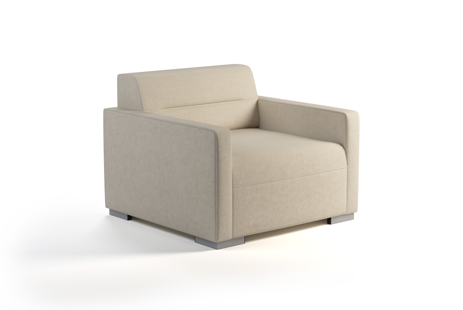 Hazel Slim Arm Lounge with Bolster