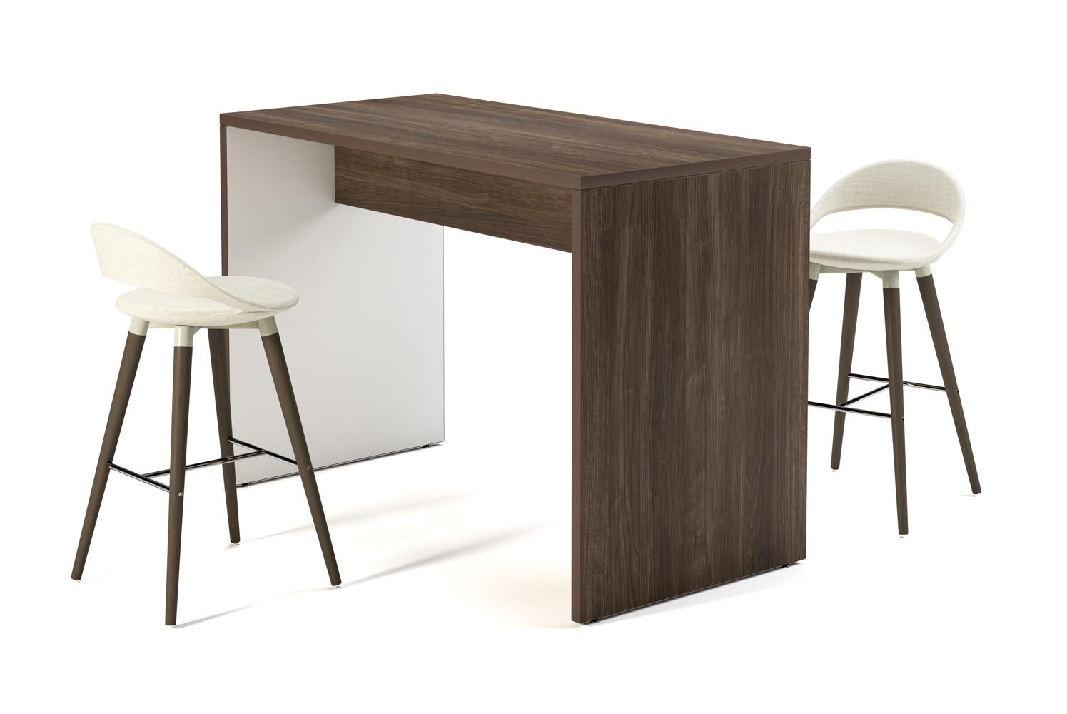 Hetfield 30x60 Bar Height Table with Samba Stools