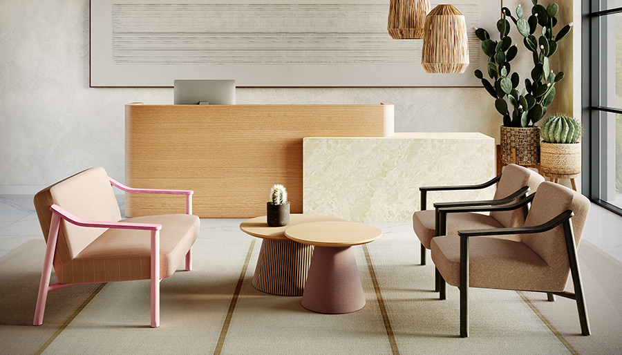 Chrissie lounge with Indio occasional Tables