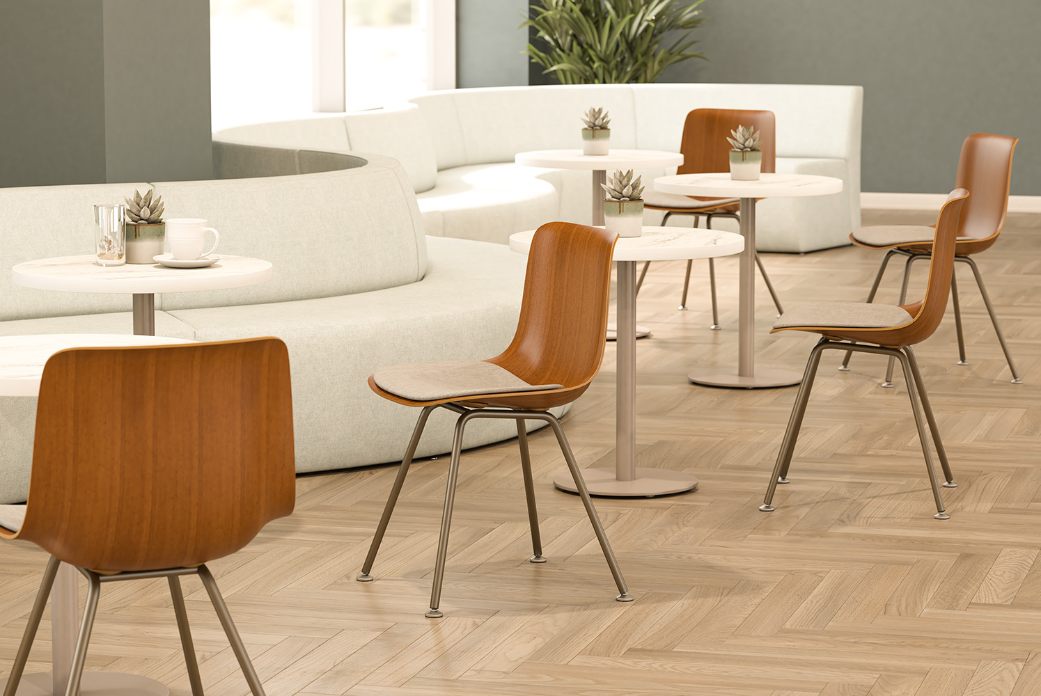 Jayden Chairs with Brighton Modular Environment