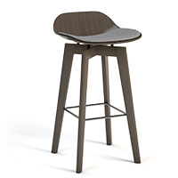 Jayden Wood Base Stool