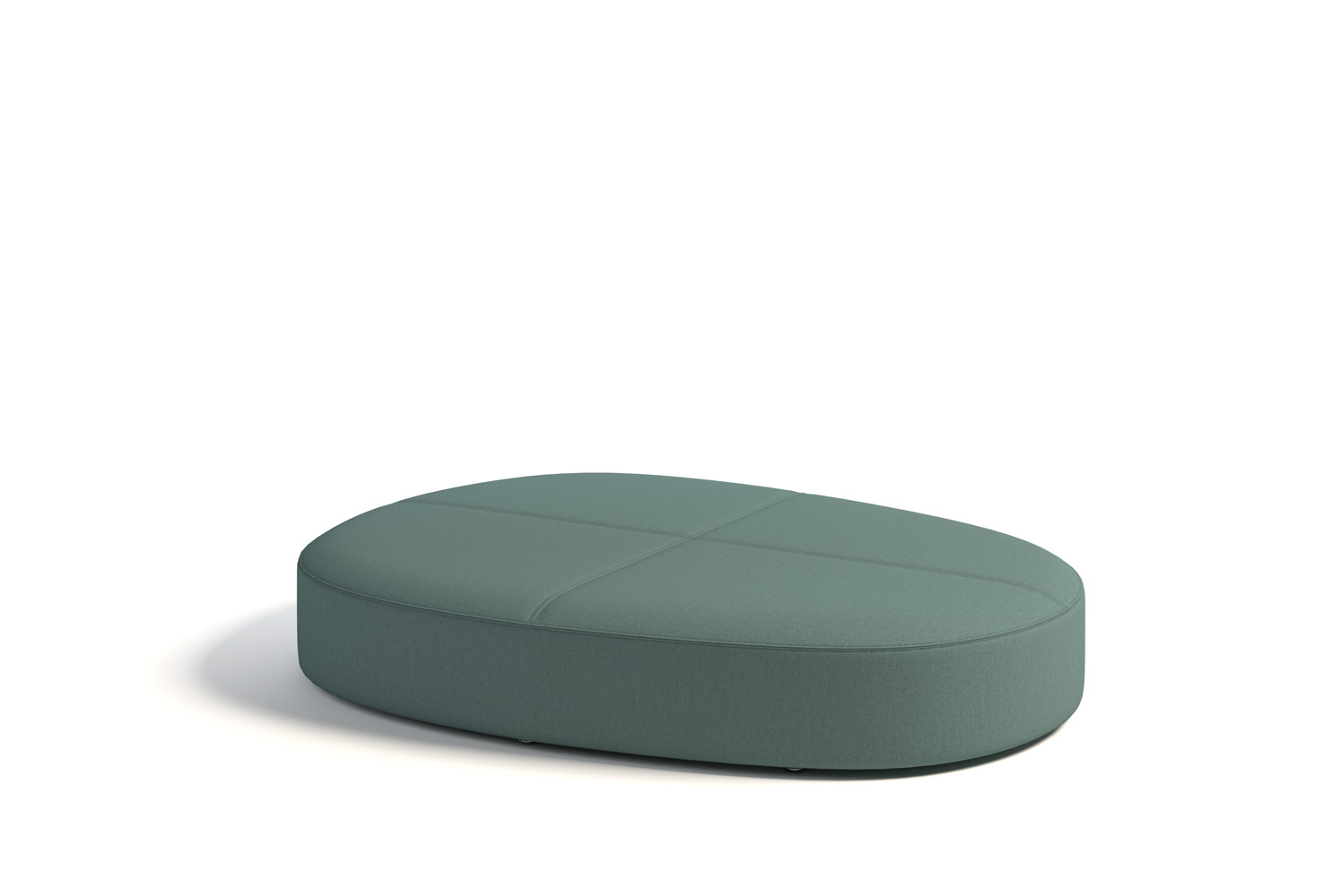 Mia 42x7 Pebble Ottoman