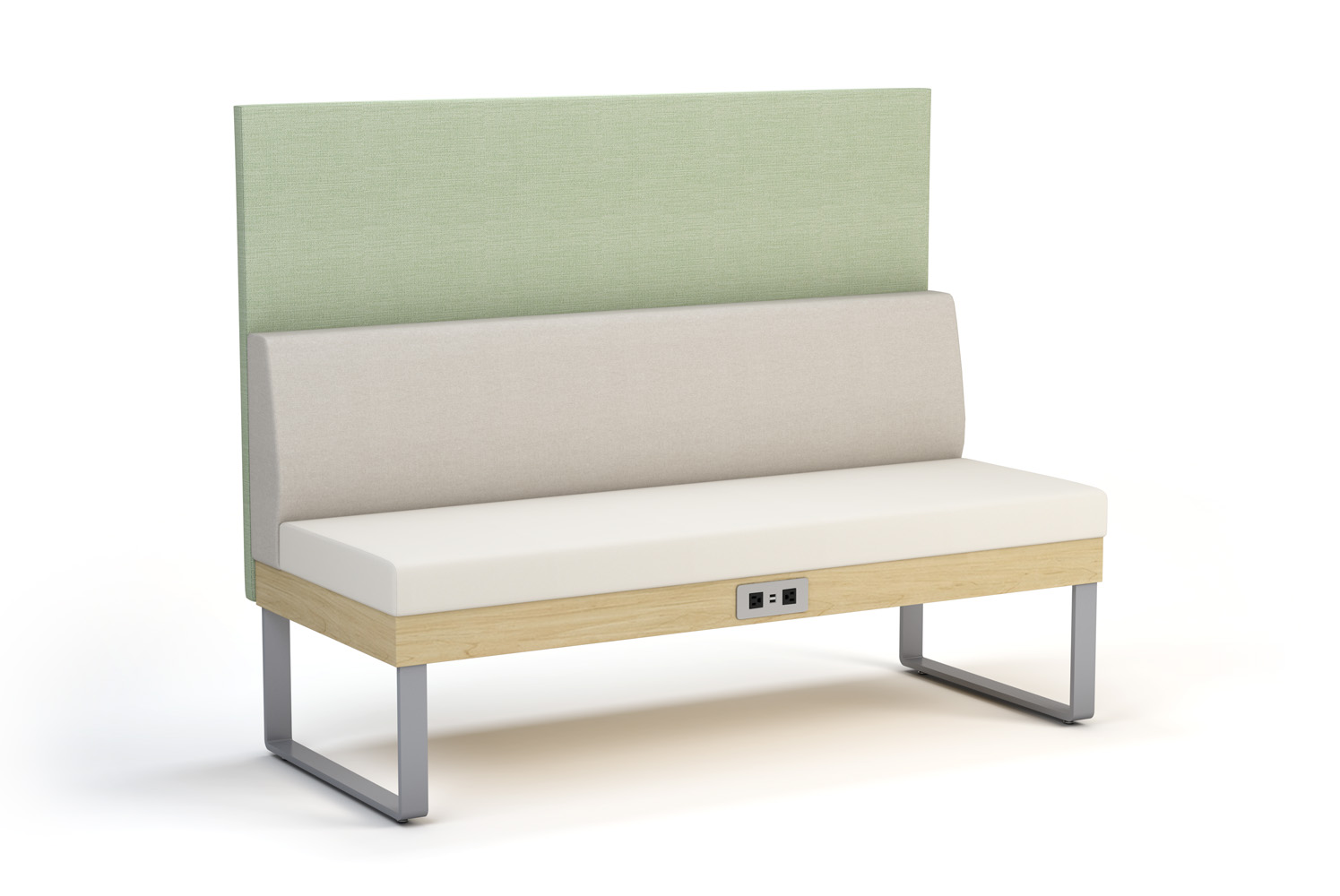 Newport, 60 inch, Straight Unit, Upholstered Panel