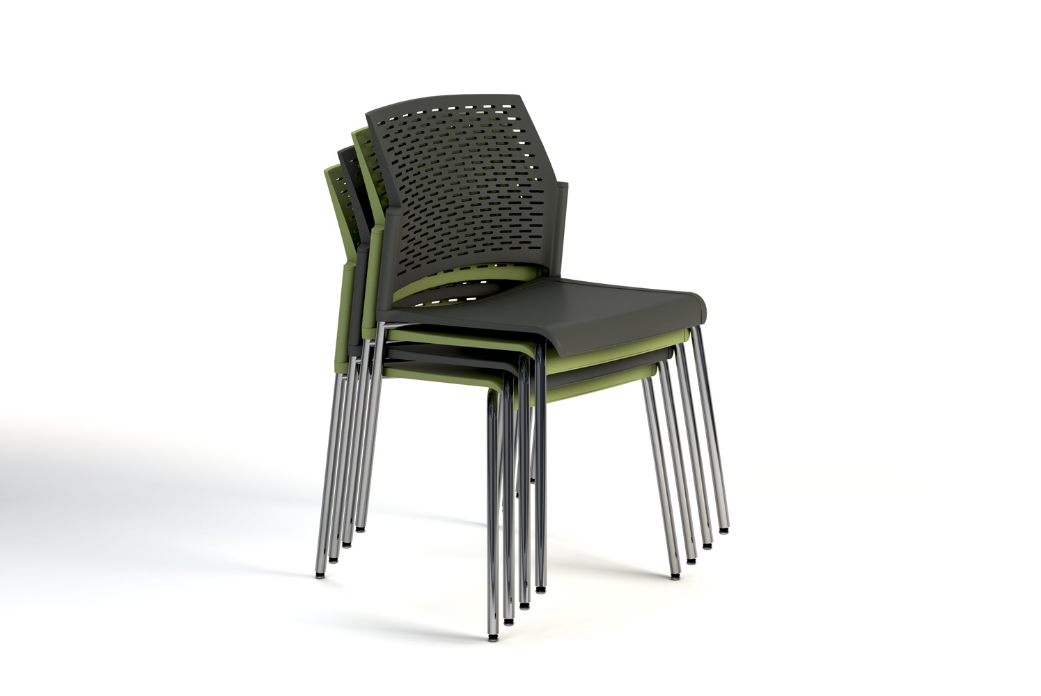 Rewind 4 Leg Chair, Upholstered Seat