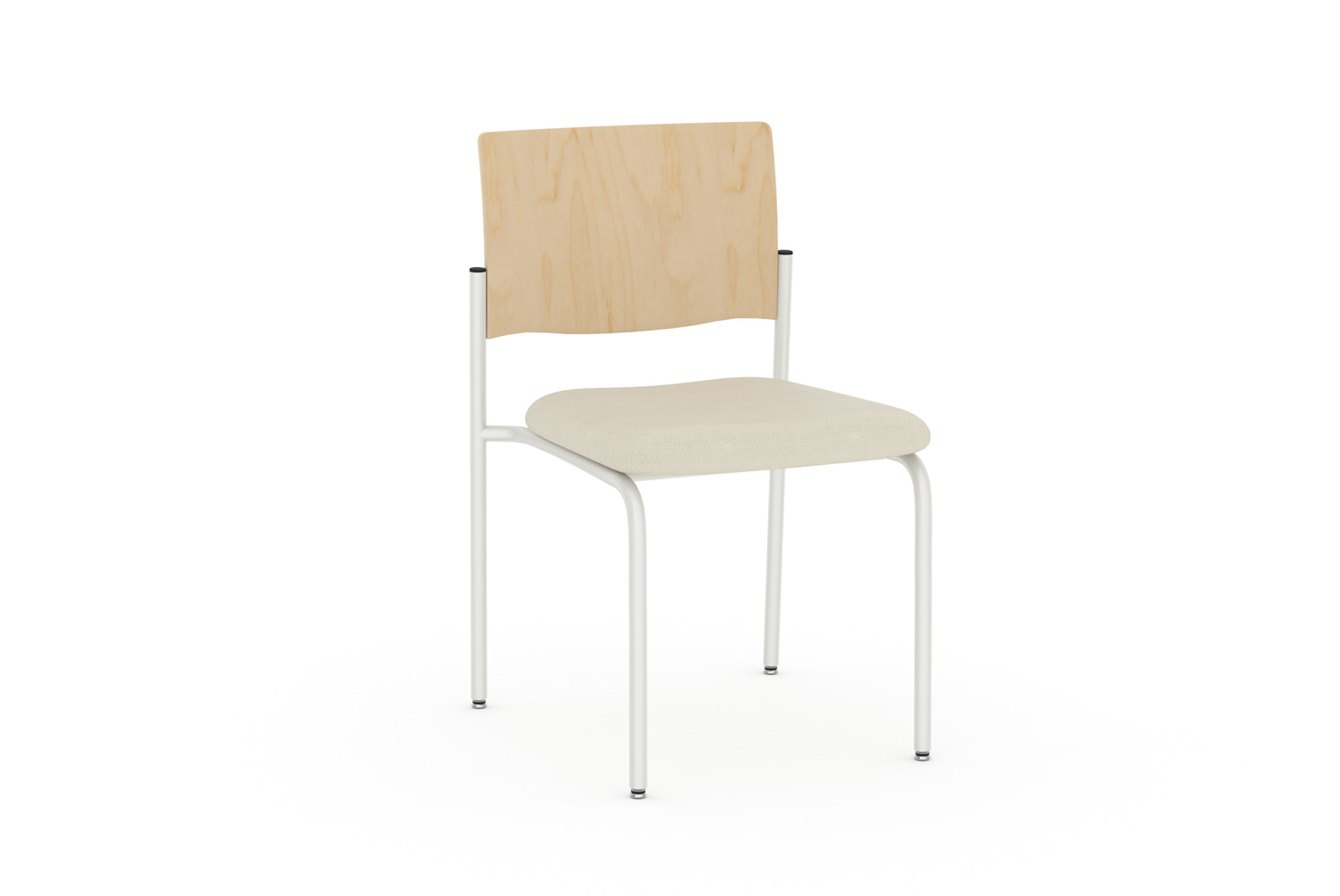 Teriana Wood Back Chair, Armless