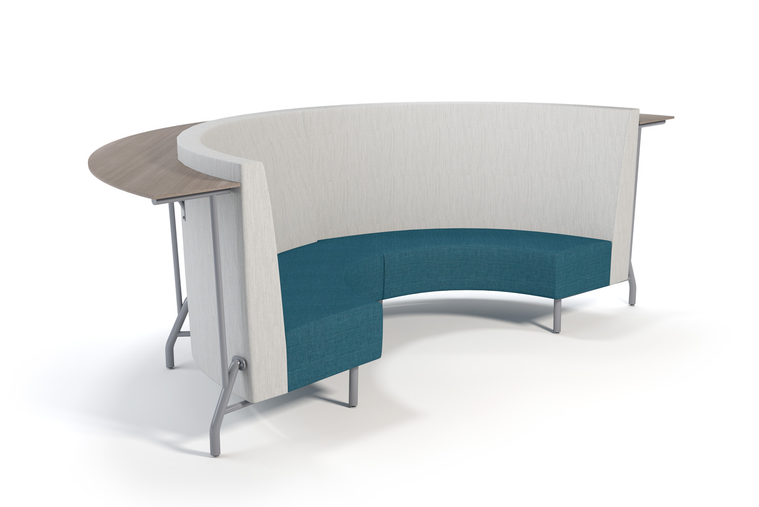 Tivoli 180 Curve with High Back and Bar Height Shelf