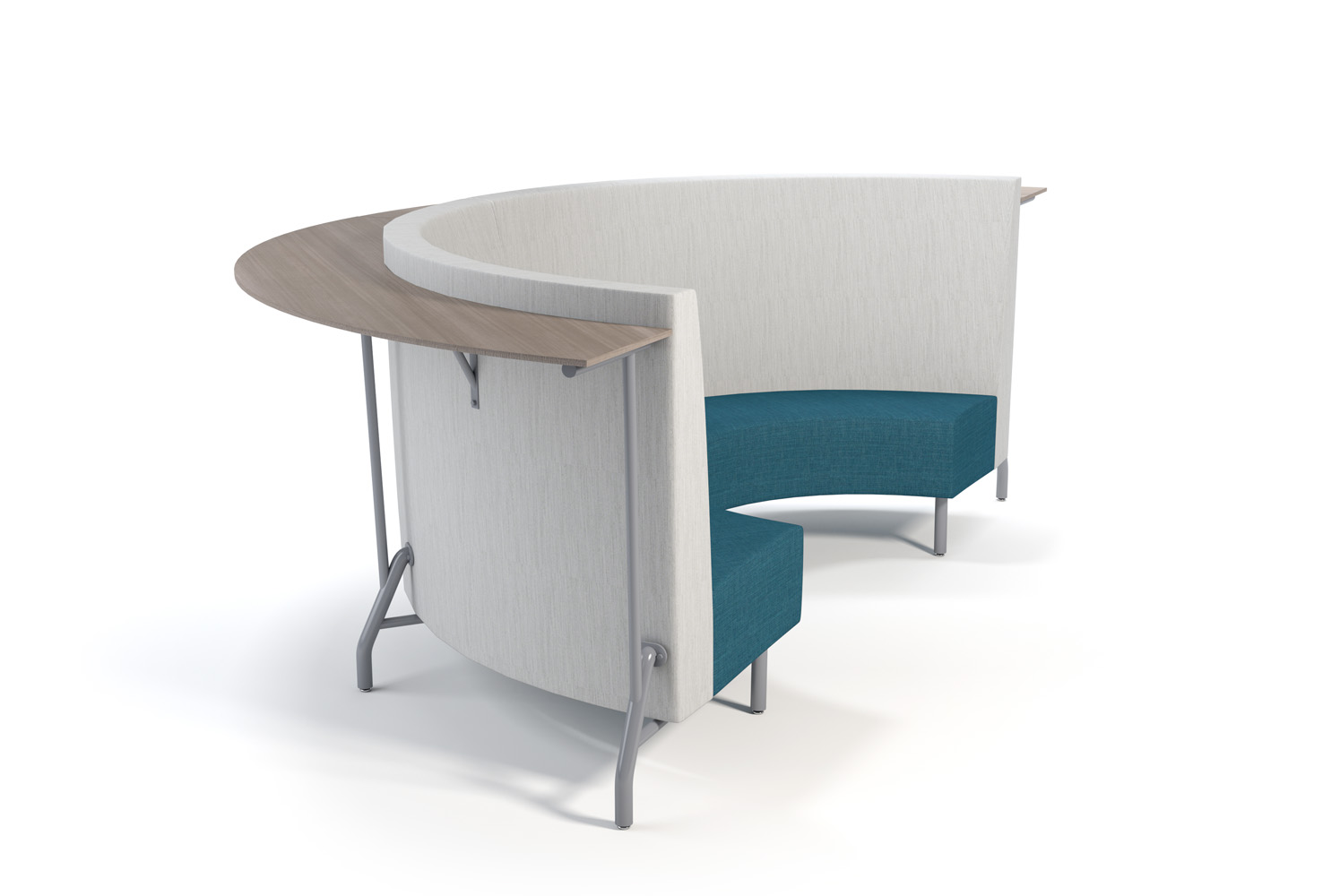 Tivoli 180 Curve with High Back and Bar Height Shelf