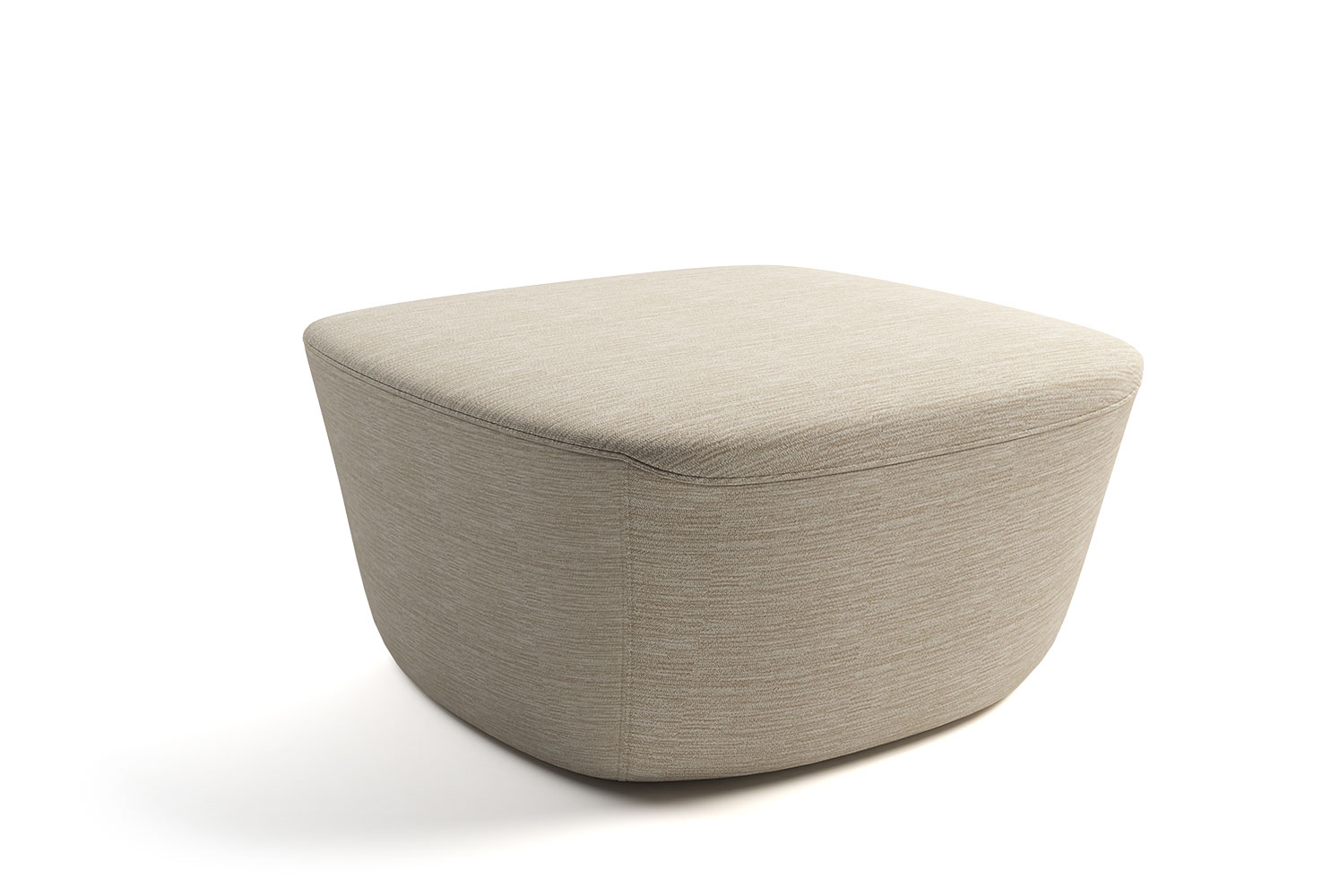 Vella 30x30 inch Ottoman, Oatmeal