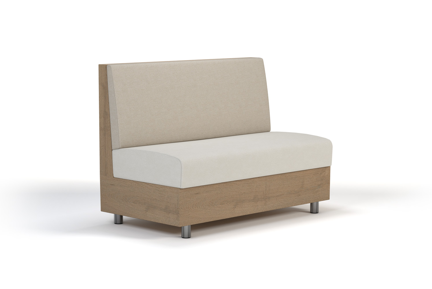 Verona, 48 inch, Banquette, Metal Legs