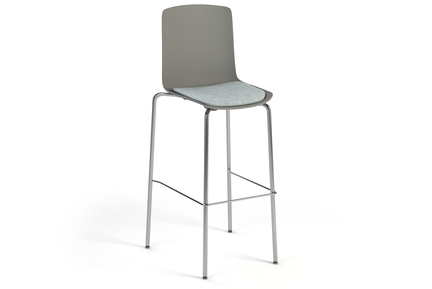 Vesper Upholstered Seat 4 Leg Stool